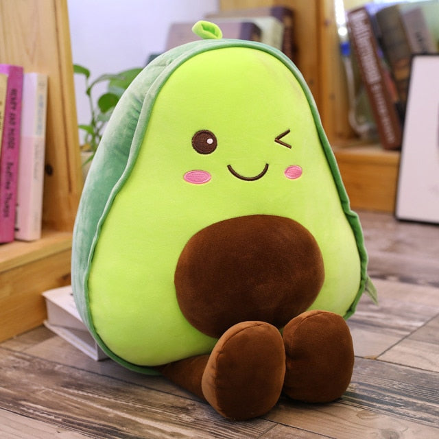 Tiny Avocado Stuffed Plush Cushion Pillow