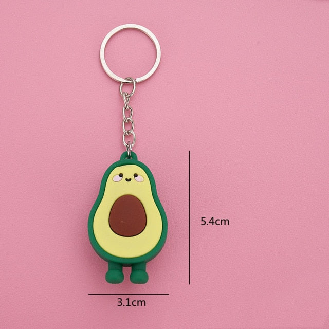 Tiny Avocado Kawaii Keychains